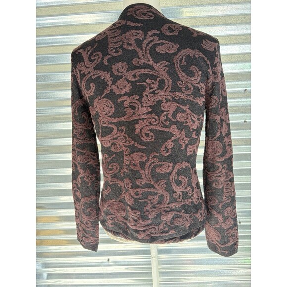 Jones New York Collection Jacquard Print 2 Piece Tank Cardigan Set S/M - Picture 4 of 11